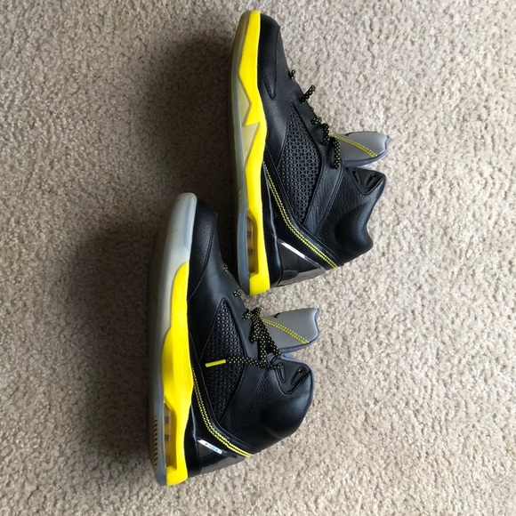 Nike Air Jordan Flight Remix Black Yellow - Picture 2 of 6